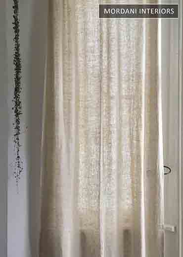 100 % Natural Linen Cool Window Curtains